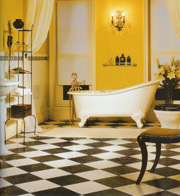 Традиционный английский стиль интерьера - дизайн интерьера ванной комнаты